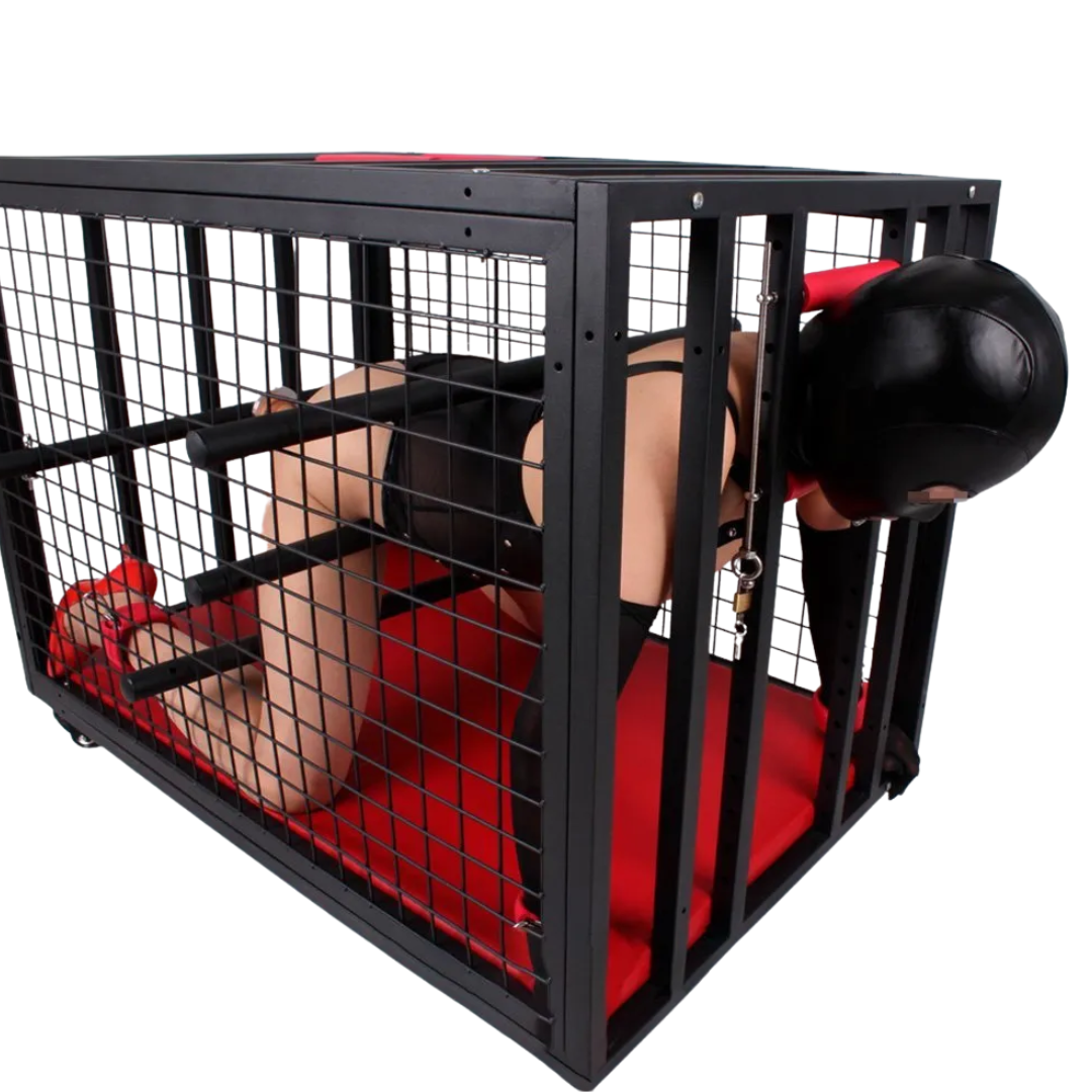 Large BDSM Cage with Restraints