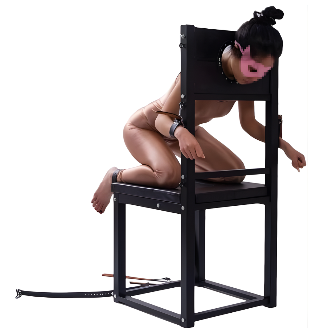 Steel & Leather, Guillotine Neck Restraint Chair